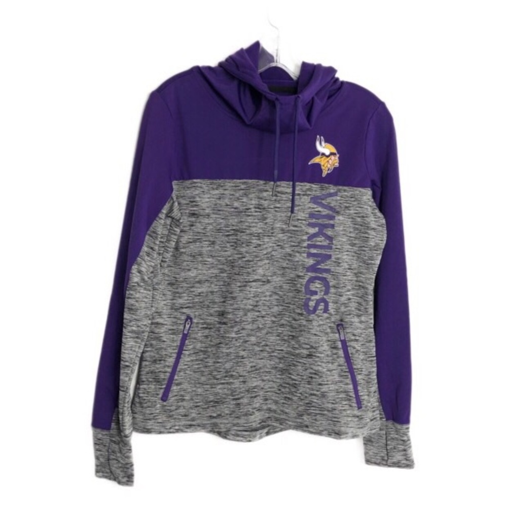 NFL Team Apparel Vikings Pullover  S NWT